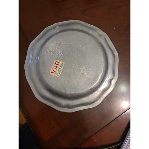 Vintage Continental Kennel Club Wilton Pewter 7" Dog Decorative Plate C.K.C. - Picture 2 of 3